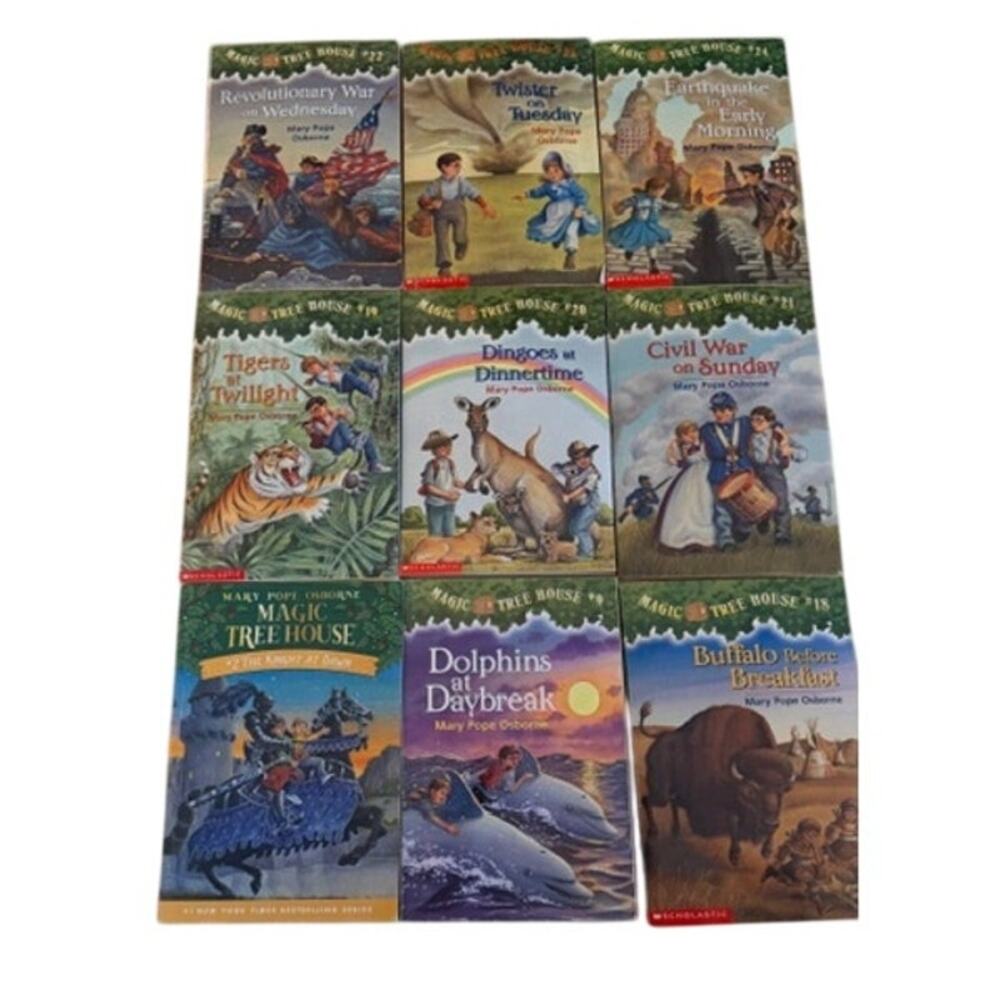 Magic Tree House Book Lot 9 Mary Pope Osborne Kids Early Reader Set